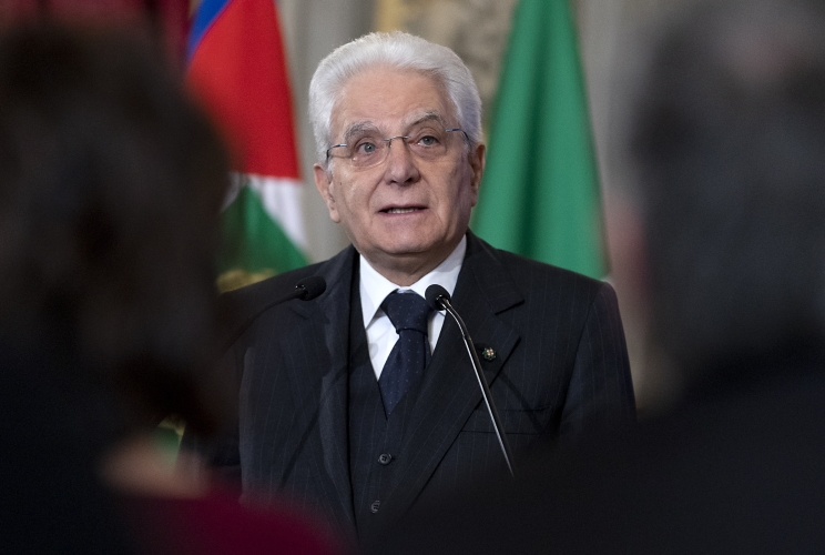 Il Presidente Sergio Mattarella nel corso dell'incontro per il 30° anniversario della Fondazione Telethon, in occasione della Giornata Mondiale delle malattie rare
