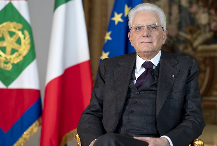 Il Presidente Sergio Mattarella in occasione del messaggio per la Festa della Donna