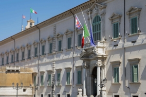 Bandiera in segno di lutto