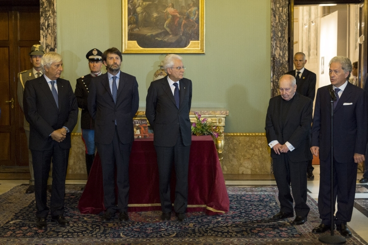 Mattarella inaugura la mostra Guttuso