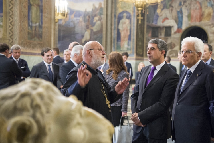 Il Presidente Sergio Mattarella con il Presidente della Repubblica di Bulgaria