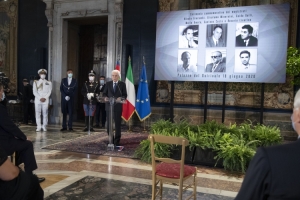 Intervento del Presidente Mattarella alla cerimonia commemorativa del quarantesimo anniversario dell’uccisione di Nicola Giacumbi, Girolamo Minervini, Guido Galli, Mario Amato e Gaetano Costa e del trentennale dell’omicidio di Rosario Livatino.