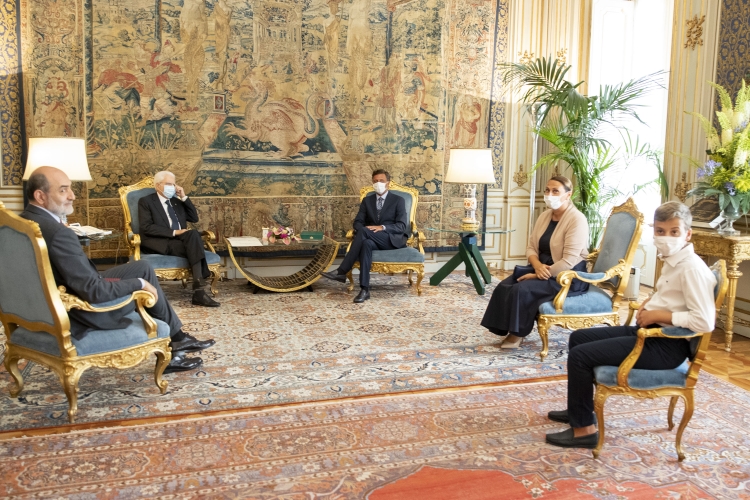 Il Presidente della Repubblica Sergio Mattarella incontra il Comandante Gennaro Arma per la consegna dell'onorificenza di Commendatore al Merito della Repubblica Italiana
