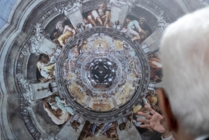 Il Presidente Mattarella inaugura la mostra Dante 700. Un ritratto di Dante e i luoghi del poeta nelle fotografie di Massimo Sestini 