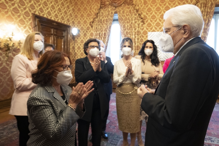 Il Presidente Sergio Mattarella incontra le vincitrici della XXXII edizione del Premio promosso dalla Fondazione Marisa Bellisario
