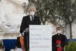 Intervento del Presidente della Repubblica alla cerimonia conclusiva dell’incontro internazionale di preghiera per la pace tra le grandi religioni mondiali dal titolo “Nessuno si salva da solo – pace e fraternità”