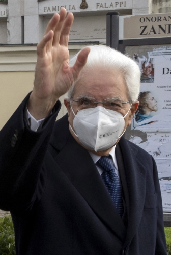  Il Presidente della Repubblica Sergio Mattarella al cimitero di Castegnato