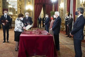 Cerimonia di giuramento del nuovo giudice della Corte costituzionale, Dott.ssa Maria Rosaria San Giorgio