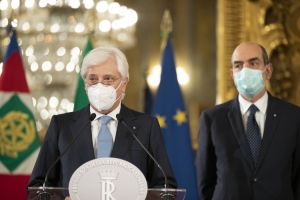 Dichiarazioni alla stampa di Ugo Zampetti Segretario Generale della Presidenza della Repubblica
