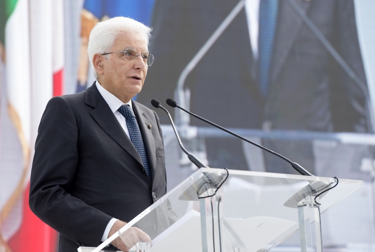 Il Presidente della Repubblica Sergio Mattarella in occasione della cerimonia di apertura dell'anno scolastico 2016-2017