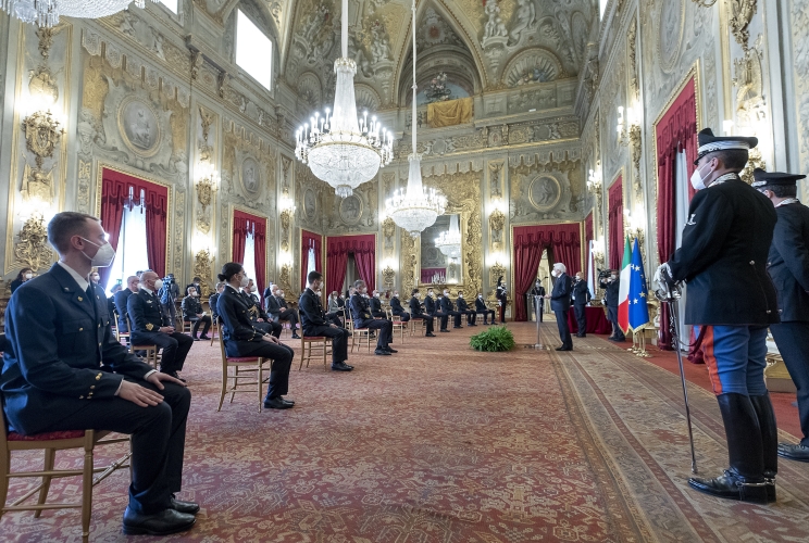 Il Presidente Sergio Mattarella in occasione del 98° anniversario di fondazione dell’Aeronautica Militare