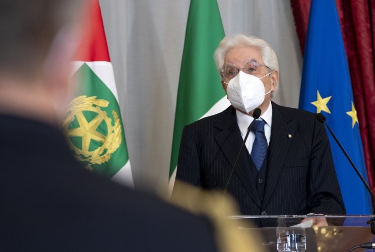 Il Presidente Sergio Mattarella in occasione del 98° anniversario di fondazione dell’Aeronautica Militare