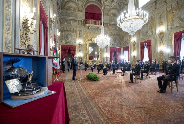 Il Presidente Sergio Mattarella in occasione del 98° anniversario di fondazione dell’Aeronautica Militare