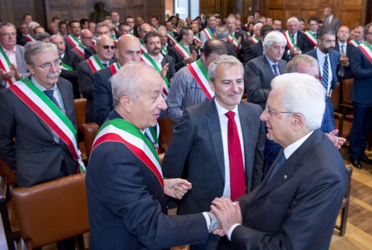 Il Presidente Sergio Mattarella incontra i Sindaci della Provincia di Sondrio