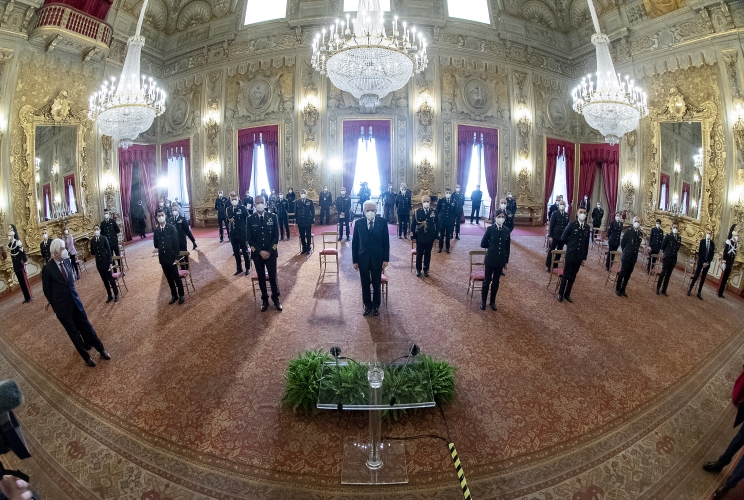 Il Presidente Sergio Mattarella in occasione del 98° anniversario di fondazione dell’Aeronautica Militare