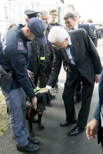 Il Presidente Sergio Mattarella in occasione della cerimonia di apertura dell'anno scolastico 2016-2017
