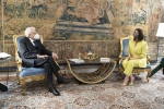 Mattarella riceve Laura Pausini