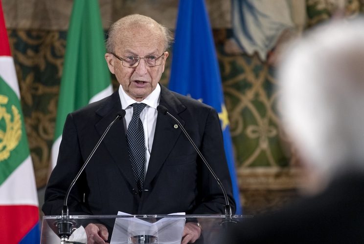 L'intervento di Maurizio Sella, Presidente della Federazione Nazionale dei Cavalieri del Lavoro