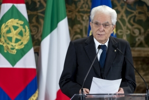 Il Presidente Sergio Mattarella in occasione della celebrazione della Festa del Lavoro