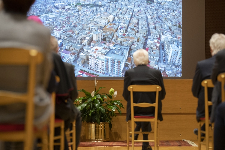 Il Presidente Sergio Mattarella partecipa alla proiezione di un filmato per la beatificazione del giudice Rosario Livatino
