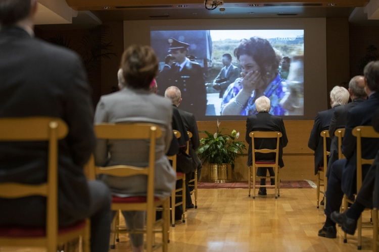 Il Presidente Sergio Mattarella partecipa alla proiezione di un filmato per la beatificazione del giudice Rosario Livatino
