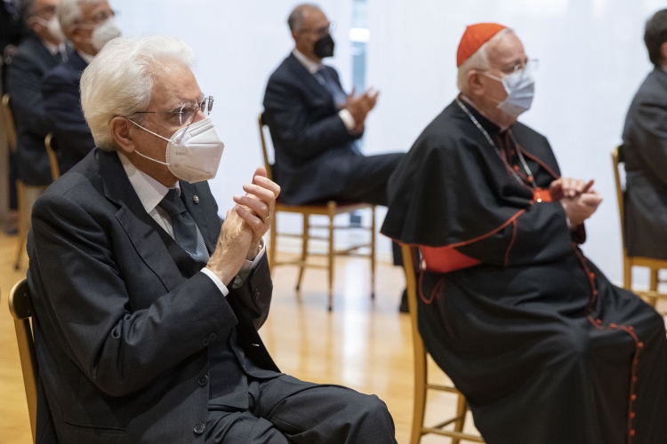 Il Presidente Sergio Mattarella partecipa alla proiezione di un filmato per la beatificazione del giudice Rosario Livatino
