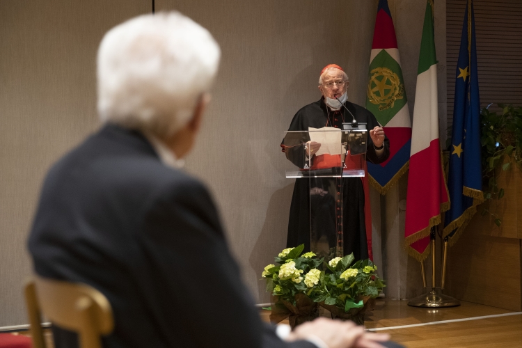 Il Presidente Sergio Mattarella partecipa alla proiezione di un filmato per la beatificazione del giudice Rosario Livatino
