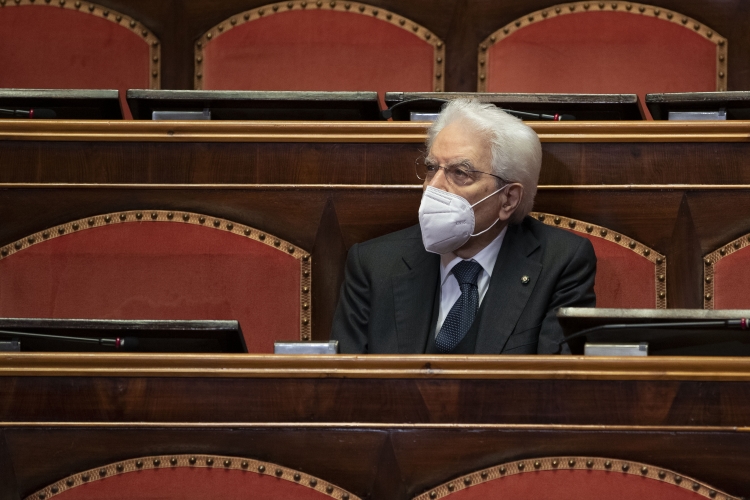 Il Presidente Mattarella in occasione della celebrazione del Giorno della Memoria dedicato alle vittime del terrorismo nell'Aula del Senato