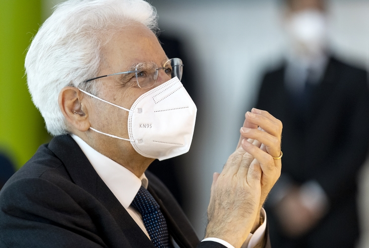 Il Presidente Sergio Mattarella all'’Istituto Comprensivo Fiume Giallo – Scuola Primaria Geronimo Stilton, in occasione della presentazione de “Il mio diario” per l’anno scolastico 2021/2022