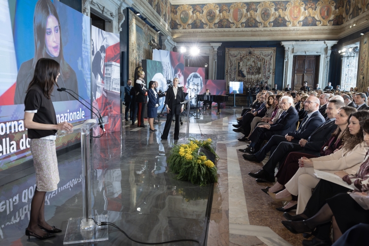 Il Presidente della Repubblica Sergio Mattarella in occasione delle celebrazione della “Giornata Internazionale della Donna”

