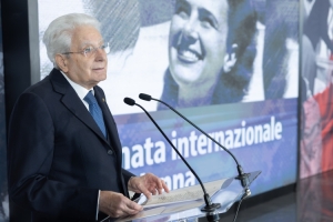 Il Presidente della Repubblica Sergio Mattarella in occasione delle celebrazione della “Giornata Internazionale della Donna”