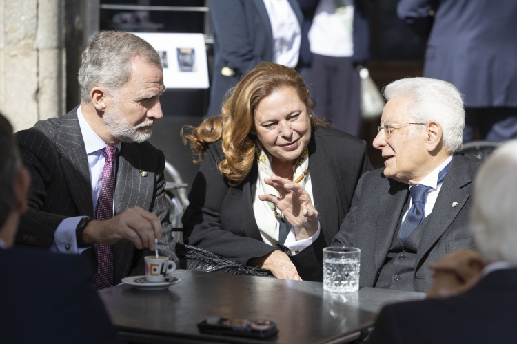 Il Presidente della Repubblica Sergio Mattarella con Sua Maestà il Re di Spagna, Felipe VI  
