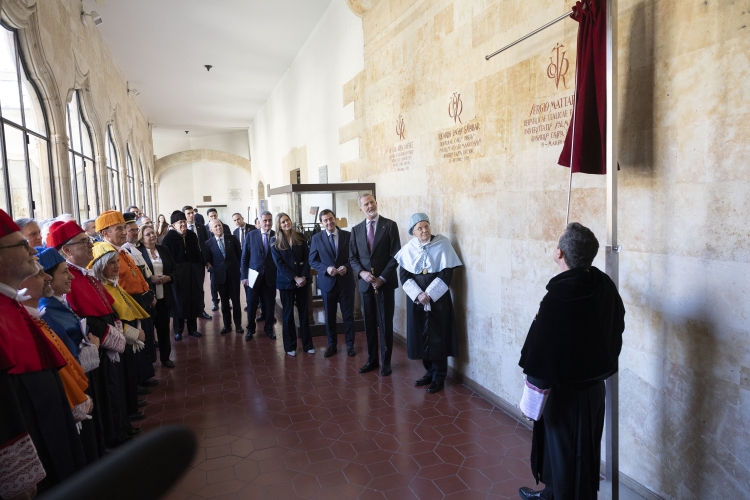 Il Presidente della Repubblica Sergio Mattarella in occasione della cerimonia di consegna dell’onorificenza accademica di Dottore Honoris Causa conferita dall’Università di Salamanca

