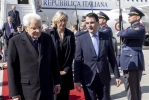 Il Presidente Mattarella atterra all'aeroporto di Praga 