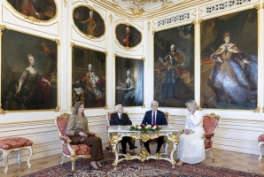  Il Presidente della Repubblica Sergio Mattarella con il Presidente della Repubblica Ceca, Petr Pavel
