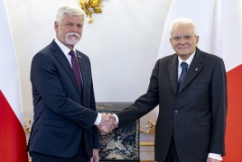 Il Presidente Mattarella incontra il Presidente della Repubblica Ceca