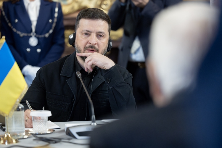 Il Presidente della Repubblica Sergio Mattarella incontra il Presidente d’Ucraina, S.E. il Signor Volodymyr Zelenskyy
