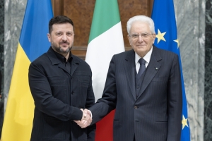 Il Presidente della Repubblica Sergio Mattarella incontra il Presidente d’Ucraina, S.E. il Signor Volodymyr Zelenskyy
