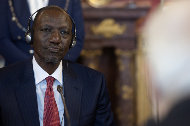 Il Presidente Sergio Mattarella con William Kipchirchir Samoei Arap Ruto, Presidente della Repubblica del Kenya, in visita ufficiale 
