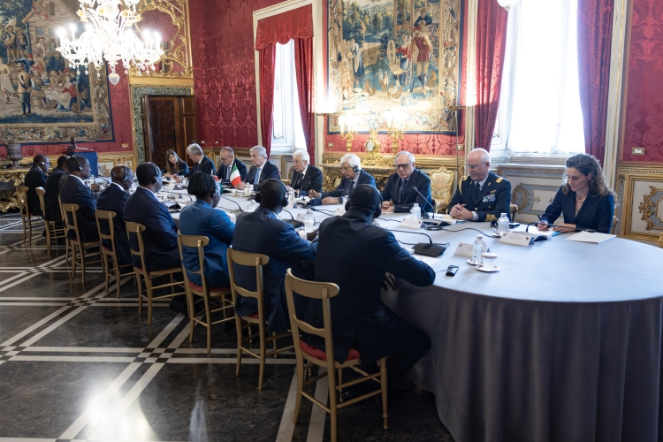 Il Presidente Sergio Mattarella con William Kipchirchir Samoei Arap Ruto, Presidente della Repubblica del Kenya, in visita ufficiale 
