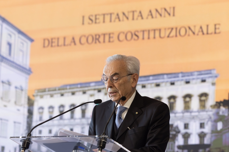 L'intervento di Giovanni Amoroso, Presidente della Corte costituzionale, in occasione della Cerimonia dei settant’anni della Corte costituzionale
