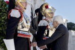 Il Presidente Mattarella all'Altare della Patria in occasione del 81° anniversario della Liberazione