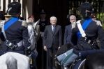 Il Presidente Mattarella al Cambio della Guardia d'Onore dell'Esercito Italiano