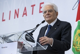 
Il Presidente Sergio Mattarella all'inaugurazione della nuova area imbarchi dell’Aeroporto di Milano Linate