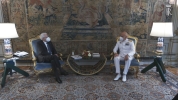 Il Presidente Mattarella incontra una rappresentanza della Marina Militare, in occasione del 160° anniversario della Marina Militare