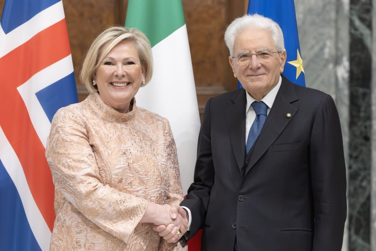 Il Presidente della Repubblica Sergio Mattarella incontra S.E. la Signora Halla Tómasdóttir, Presidente della Repubblica di Islanda
