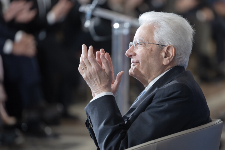 Il Presidente della Repubblica Sergio Mattarella in occasione della cerimonia di presentazione dei candidati ai Premi “David di Donatello” per l’anno 2026 


