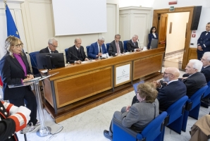Il Presidente Sergio Mattarella nel corso del Seminario in occasione dei vent’anni dell’elezione di Giorgio Napolitano a Presidente della Repubblica