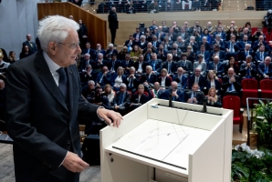  Il Presidente Sergio Mattarella a Gemona in occasione de 50° anniversario del terremoto del Friuli