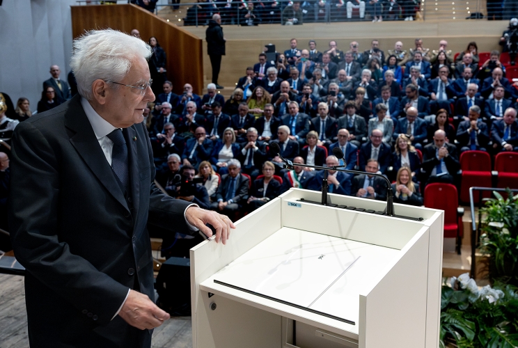  Il Presidente Sergio Mattarella a Gemona in occasione de 50° anniversario del terremoto del Friuli